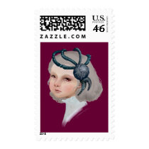 A Girl postage by NARAEILLUST A Girl postage