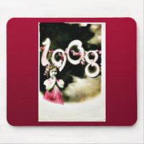 A girl prays for new year 2008 mousepads