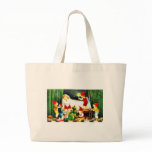 A Girl sleeping and kids are playing with toys Tote Bags