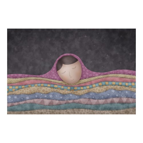 A Girl Under A Thousand Blankets print