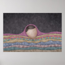 A Girl Under A Thousand Blankets Print