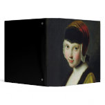 A girl with a black mask binders