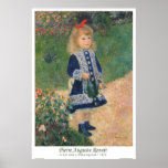 A Girl with a Watering Can Poster