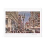 A Glance at Busy Broadway Postcards