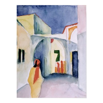 A Glance Down an Alley Print by bridgemanart