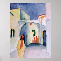 A Glance Down an Alley Print