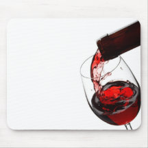 A Glass of Red Wine Mouse Pad