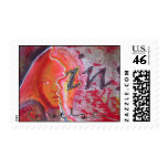 "A glimpse inside..." Stamp