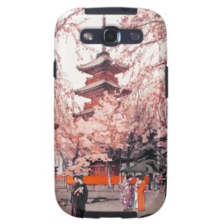 A Glimpse of Ueno Park Hiroshi Yoshida art Samsung Galaxy SIII Cases