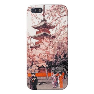 A Glimpse of Ueno Park Hiroshi Yoshida art Cases For iPhone 5