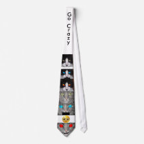 a GO CRAZY tie, featuring BIG and Gomez the cats by killercomedian21 a GO CRAZY tie, featuring BIG and Gomez the cats