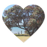 A God of Peace (1 Corinthians 14:33) Heart Sticker