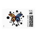A goddess of a butterfly postage