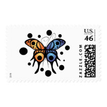 A goddess of a butterfly postage