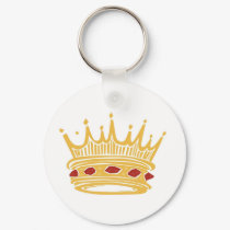 A Golden King's Crown With Jewels keychains by White_Wedding A Golden King's Crown With Jewels keychains