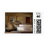A Good Book Postage Stamp