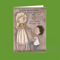 A Good DAy - Anniversary Card for him cards