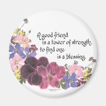A good friend is a blessing magnets
