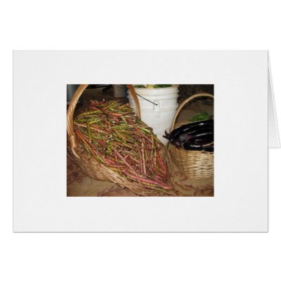 A Good Pickin' Of Pink Eye Purple Hull Peas Cards by Leon_Smith