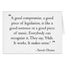 A good piece of legislation cards