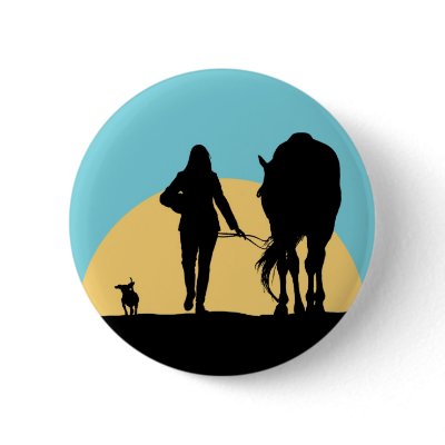 A Good Ride Pinback Button by PaintingPony
