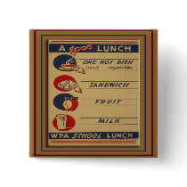 A Good School Lunch buttons by gotraw A Good School Lunch buttons