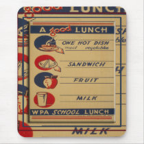 A Good School Lunch MousePad by gotraw A Good School Lunch MousePad