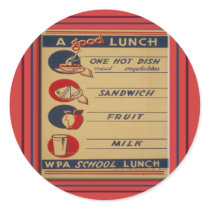A Good School Lunch stickers