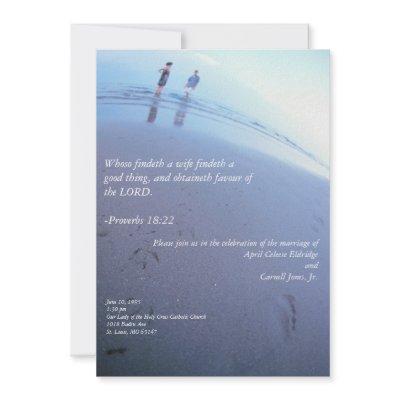A Good Thing Personalized Invite by reldridg