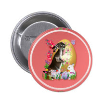 A Good Three Bunny Easter Buttons