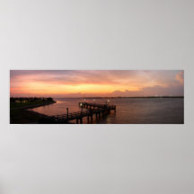 A Gorgeous Port Aransas Sunset after Hurricane Ike Posters