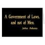 A Government of Laws Greeting Cards