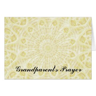 A Grandparent's Prayer card
