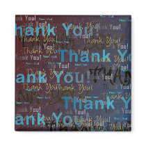 A Great Big THANK YOU Square Magnet magnets