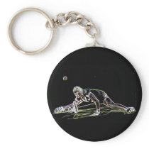 A great Tennis Lover Design Keychain