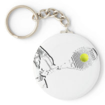 A great Tennis Lover Design Keychain