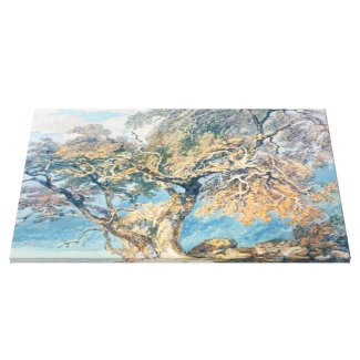 A Great Tree Joseph Mallord William Turner art Gallery Wrapped Canvas