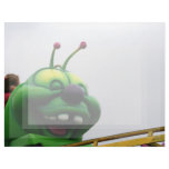 A green caterpillar goofy fair ride image custom letterhead
