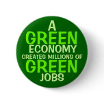 A Green Economy Pinback Buttons