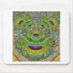 A GREEN Toothless Tiger in Zoo Mouse Pads