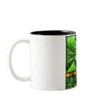 A Grid of Green Mug
