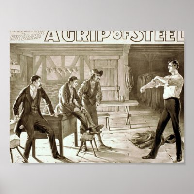A Grip of Steel Poster by photochrom