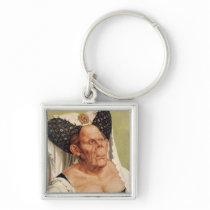 A Grotesque Old Woman, possibly Princess Margaret Key Chains