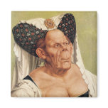 A Grotesque Old Woman, possibly Princess Margaret Magnet