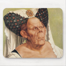 A Grotesque Old Woman, possibly Princess Margaret Mouse Pad