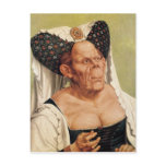 A Grotesque Old Woman, possibly Princess Margaret Postcards