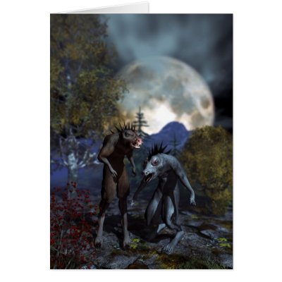 A Gruesome Twosome Greeting Cards by Brian_Simes