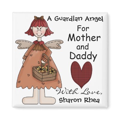 A Guardian Angel for You by SRF Refrigerator Magnets by sharonrhea
