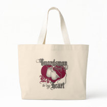 A Guardsman holds the key to my Heart Tote Bags