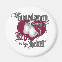 A Guardsman holds the key to my Heart Refrigerator Magnet